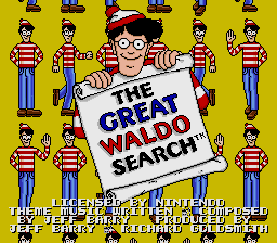 Great Waldo Search Title Screen